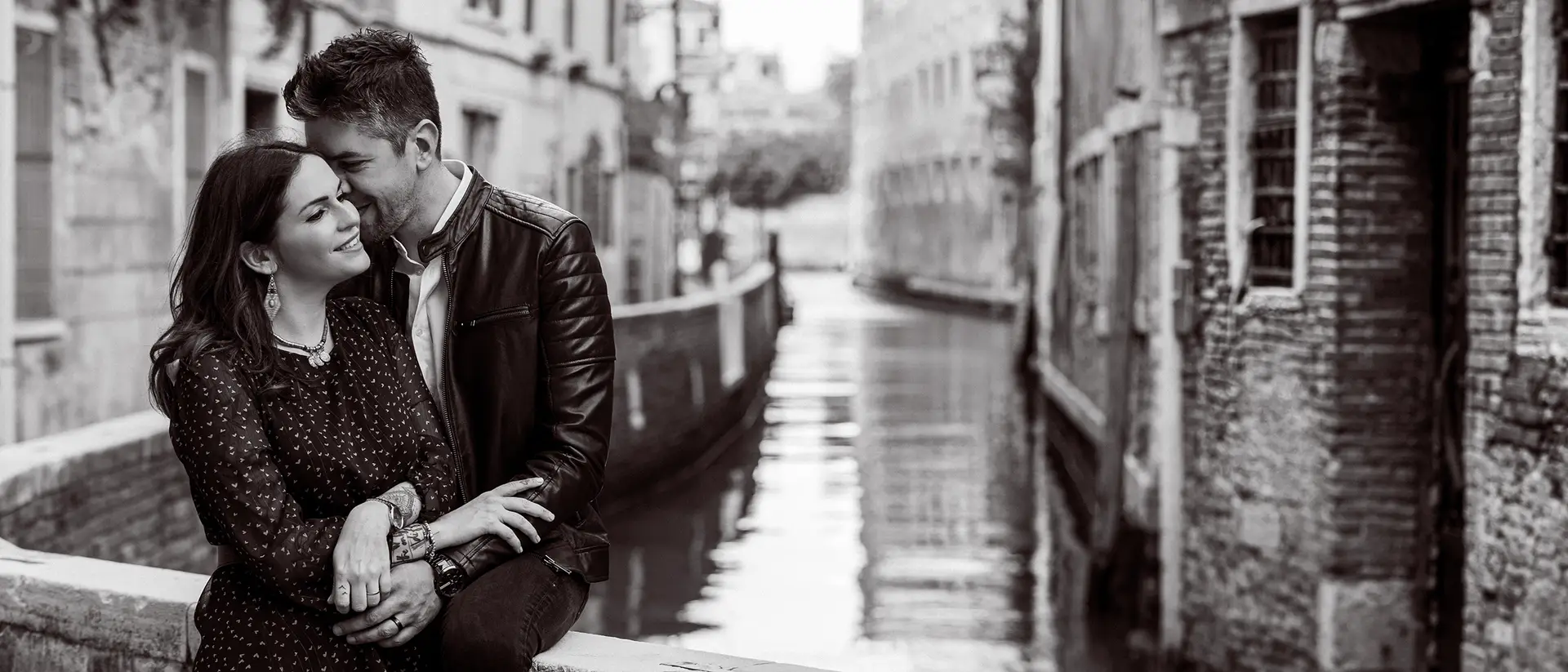 Andrea e Nicola servizio fotografico engagement a Venezia